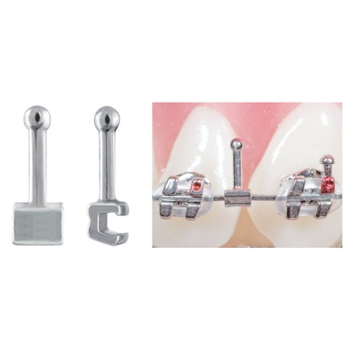 Crimpable Ball Hooks 3.3mm 20 per pack 
