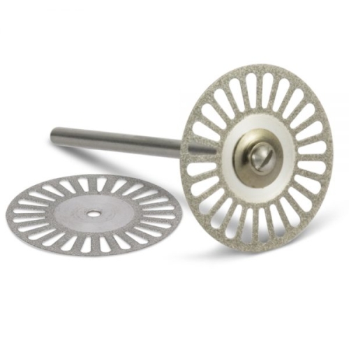 See-Thru Diamond Disc 22mm 2 Discs/pk with Mandrel 