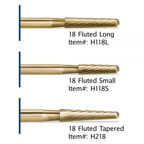Debonding Carbides 118L 18 Fluted/High Speed 5/pk  