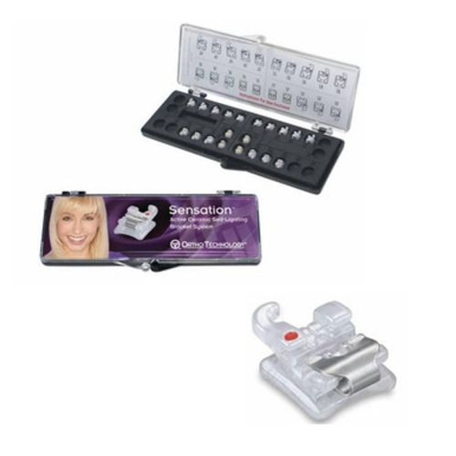 Sensation® Self-Ligating Ceramic Brackets – Ortho Technology (USA)