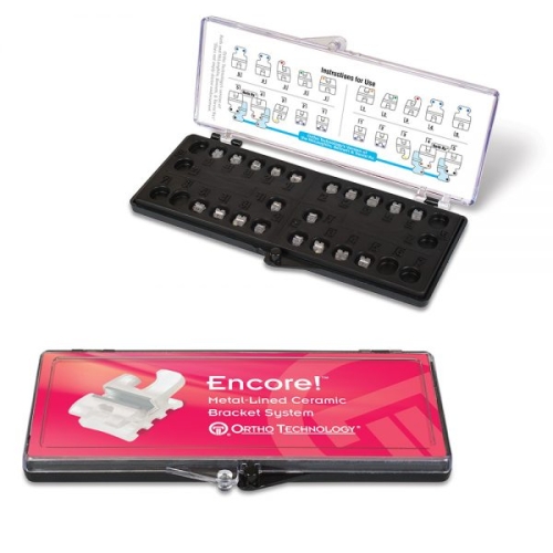  ENCORE® CERAMIC BRACKETS WITH METAL SLOT