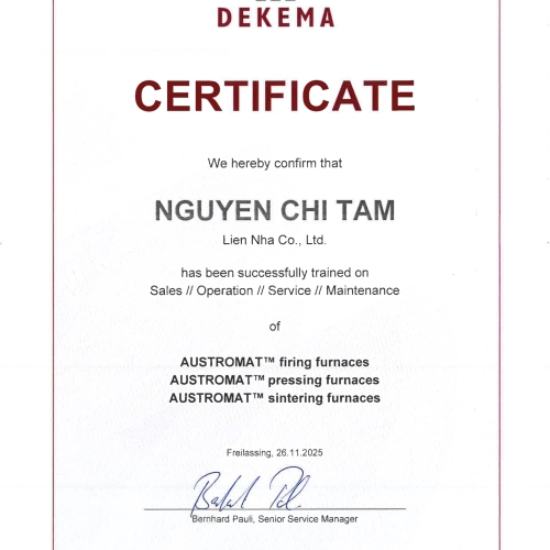 Liên Nha Tự Hào Trở Thành Nhà Phân Phối Chính Hãng Tất Cả Sản Phẩm DEKEMA Tại Việt Nam.